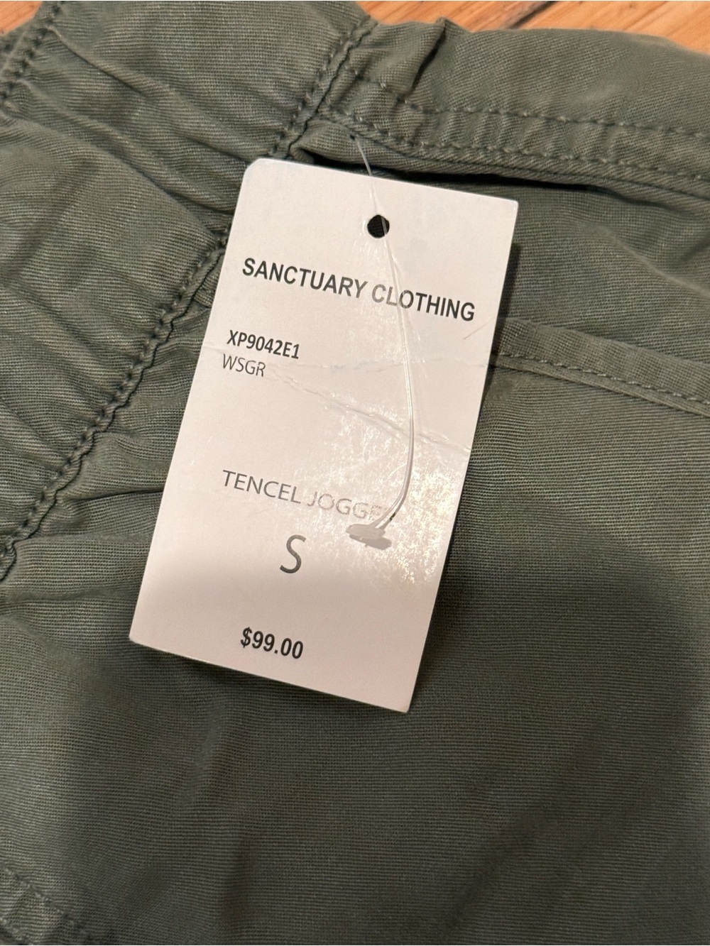 Sanctuary Olive Green Drawstring Utility jogger Pants - Picture 5 of 6